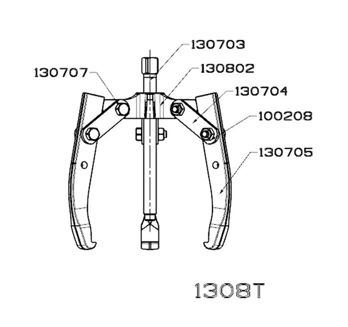 Extractor Forza 3 Patas 180X250 Extractor Forza 3 Patas 180X250